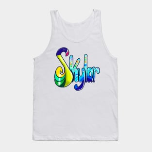 Top 10 best personalized gifts for girls Name Skylar Tank Top